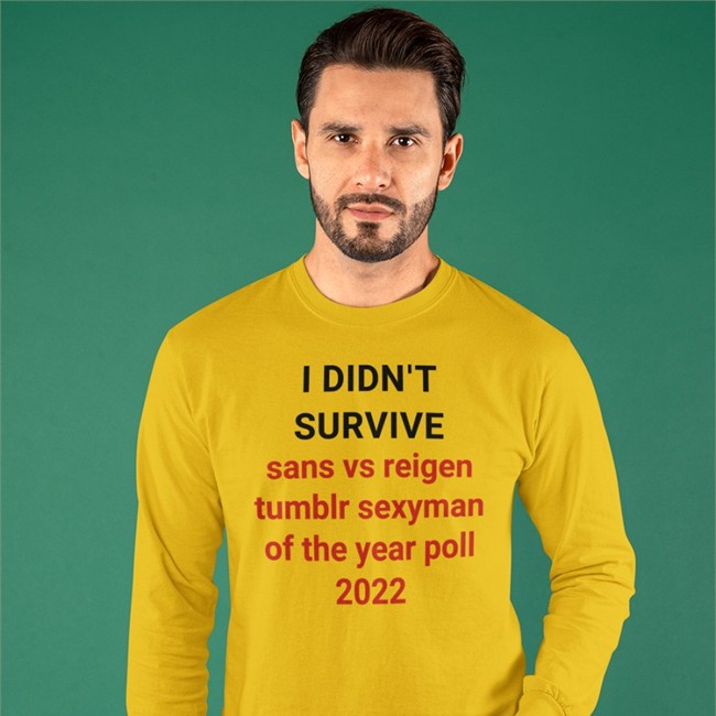 Elizabeth I Didn't Survive Sans Vs Reigen Tumblr Sexyman Of The Year Poll 2022 Shirt Panidanya