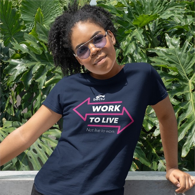 Ronan Burtenshaw Bectu Work To Live Not Live To Work Long Sleeve T Shirt