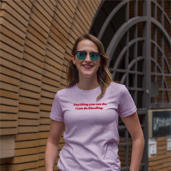 Original Anything You Can Do I Can Do Bleeding Shirt White By Pebs Rn