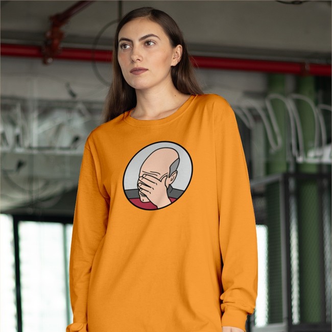 Epic Facepalm Picard Hoodies Raspberry Pi