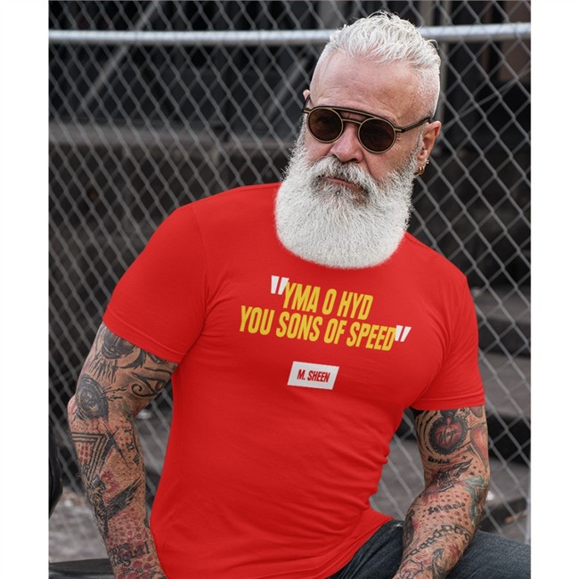 Yma O Hyd You Sons Of Speed T Shirt Red