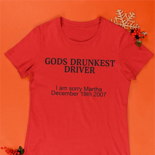 Schizo Store Gods Drunkest Driver I Am Sorry Martha December 19Th 2007 Cap Shirts With Threatening Auras