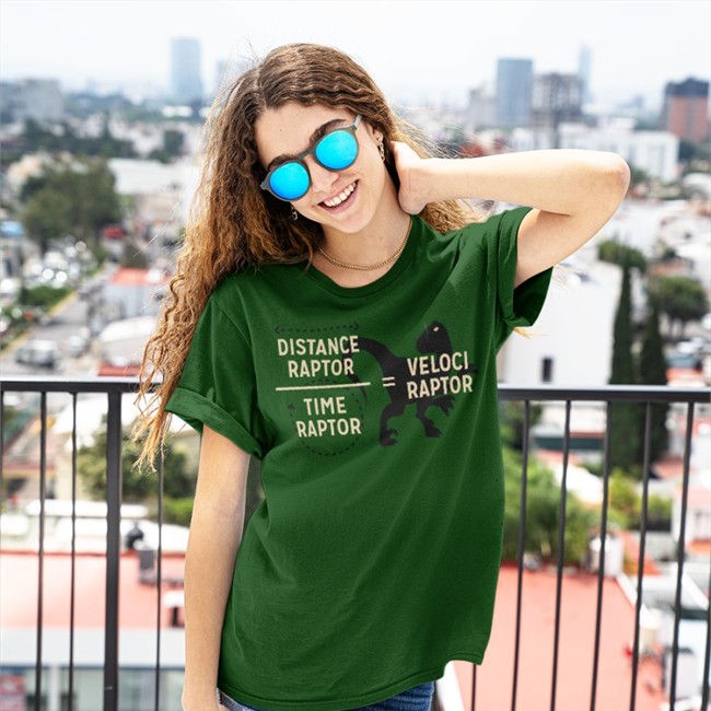 Distance Raptor Time Raptor Veloci Raptor Shirt Emily Lakdawalla