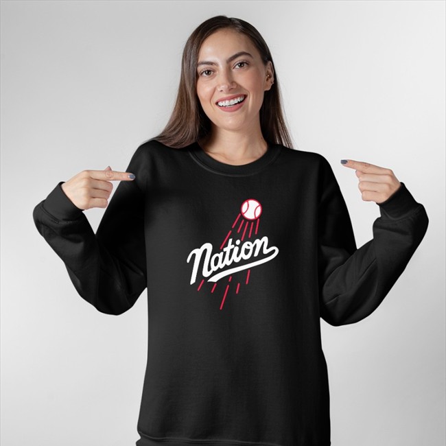 LADvsSD Nation Baseball Hoodie Dodgersnation