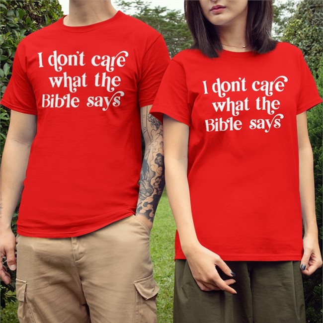 Highnessophelia I Don't Care What The Bible Says Sweatshirt Kelsey