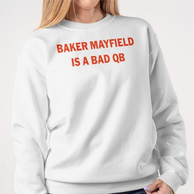 Barstool Cleveland Baker Mayfield Is A Bad Qb Notable Stats Tee Shirt Bs_Cleveland