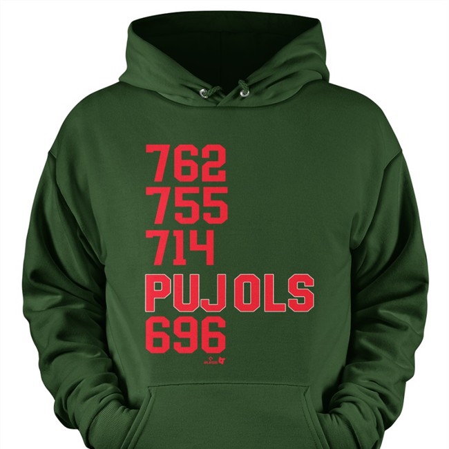 762 755 714 Pujols 696 Long Sleeve Karan