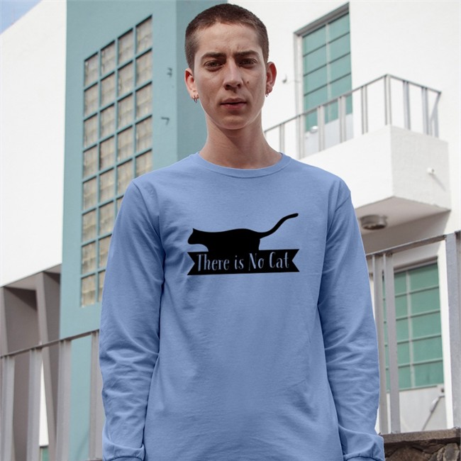 Raw Paw Store There Is No Cat Long Sleeve There Is No Cat In This Image
