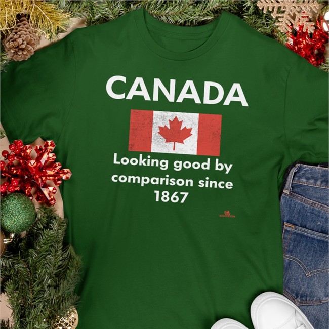 Canada Looking Good By Comparison Since 1867 Crewneck Sweatshirt The Beaverton