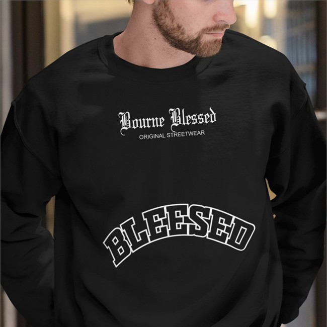 Bourne Blessed Original Streetwear Blessed Long Sleeve Kendrick Bourne Poly