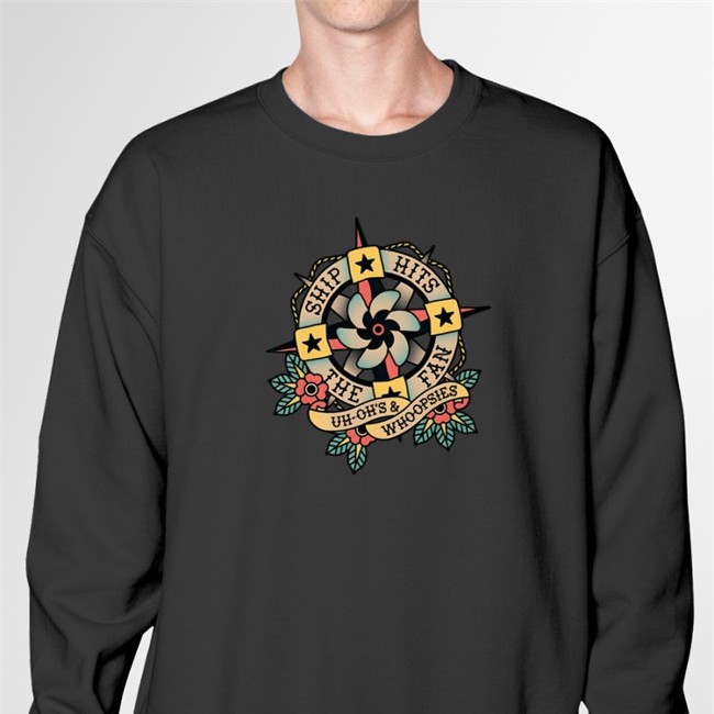 Ship Hits The Fan Tattoo T Shirt