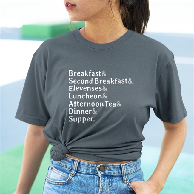Breakfast & Second Breakfast & Elevenses & Luncheon & Afternoon Tea & Dinner & Supper Tee Shirt