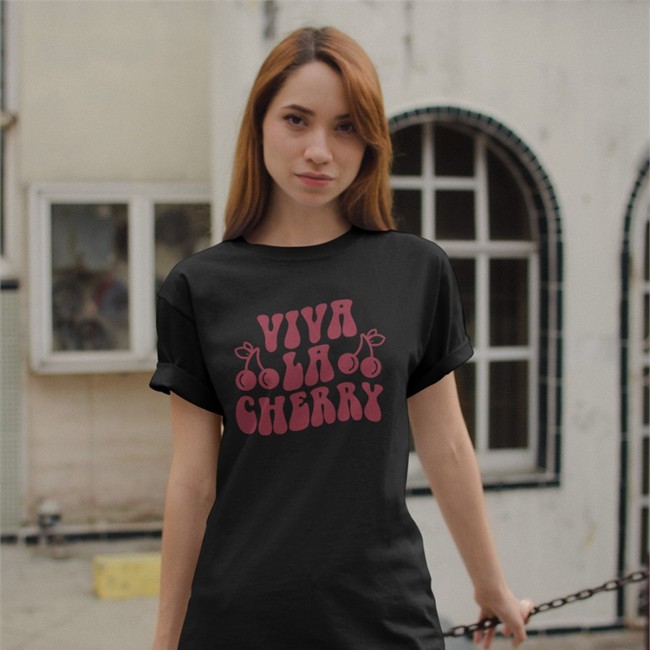 Viva La Cherry Tee Shirt Barstool Sports