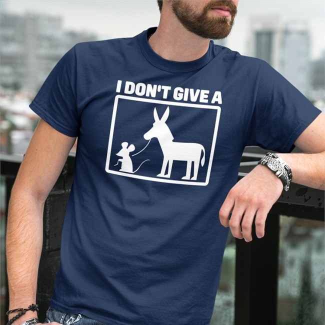 I Don't Give A Rats Donkey Hoodie Ladyvhs