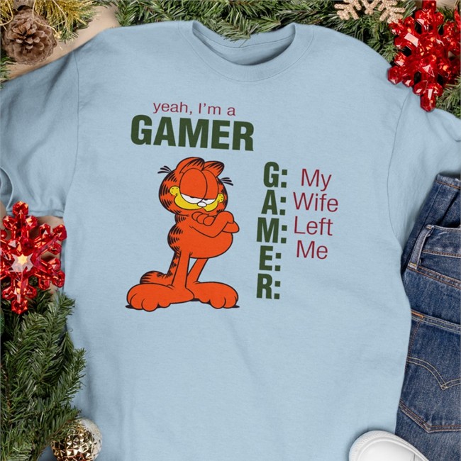 Yeah I'm A Gamer My Wife Left Me Tee