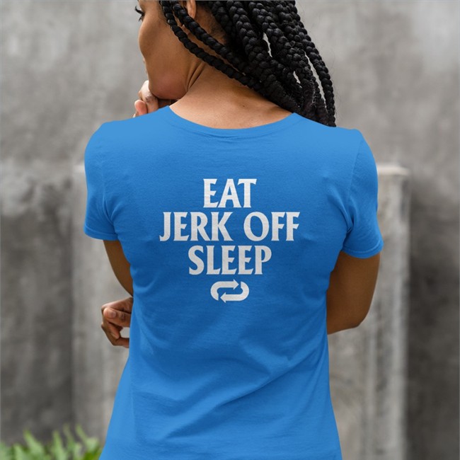 Shirtsthtgohard Eat Jerk Off Sleep Tank Top Black