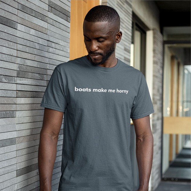 Sadie Crowell Merch Boats Make Me Horny Shirt Black