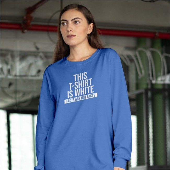 Kadak Merch This T-Shirt Is White Facts Are Not Facts Tee