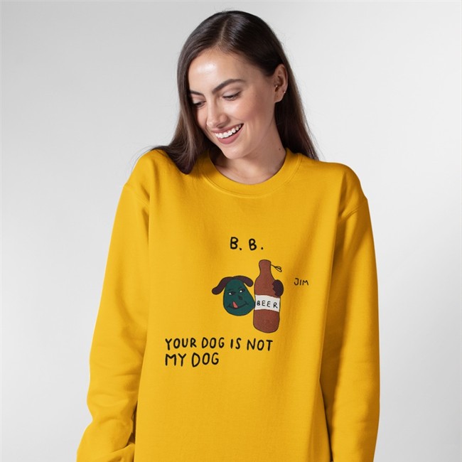 Bts Taehyung B B Ur Dog Is Not Y Dog Edition Limited T-Shirt White Heaven Vkoo Heaven Bamtan