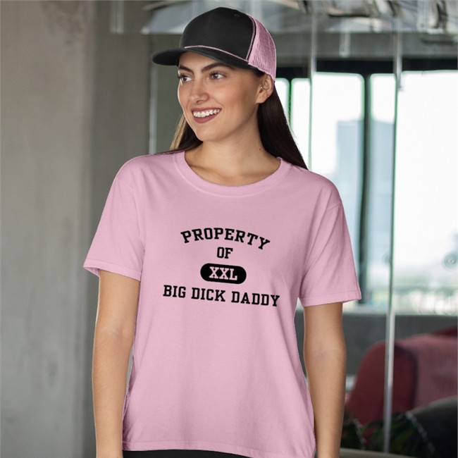 Weird Thrift Store Shirts Property Of Xxl Big Dick Daddy Sweatshirt White Strangethrift
