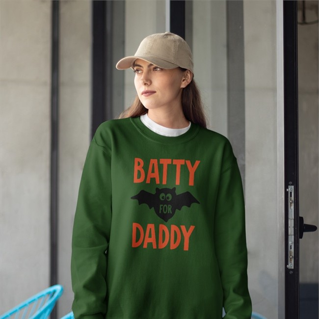 Batty For Daddy Halloween T-Shirt