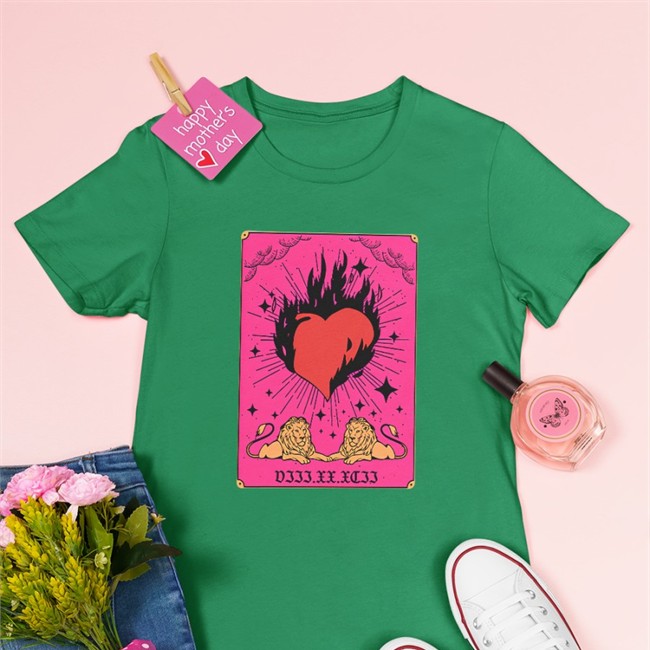 Burning Heart Shirt New