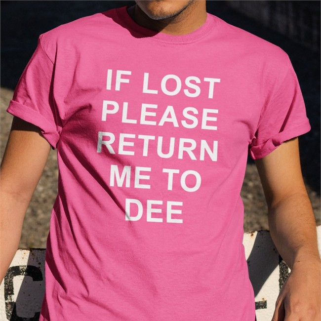 If Lost Please Me To Dee Tee Shirt Atlaswhiteart Fnaf Glamrockchica