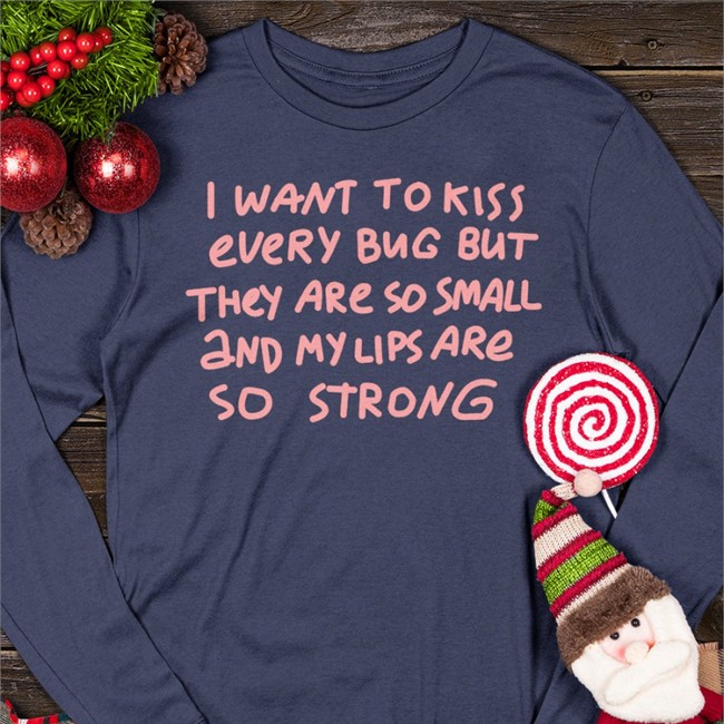 I Want To Kiss Every Bug But They Are So Small And My Lips Are So Strong Tank Top Barghest And Black
