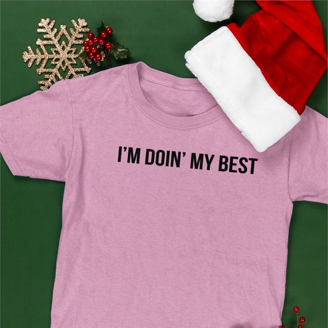 Kelsea Ballerini Merch I'm Doin' My Best White T Shirt Kelseaballerini