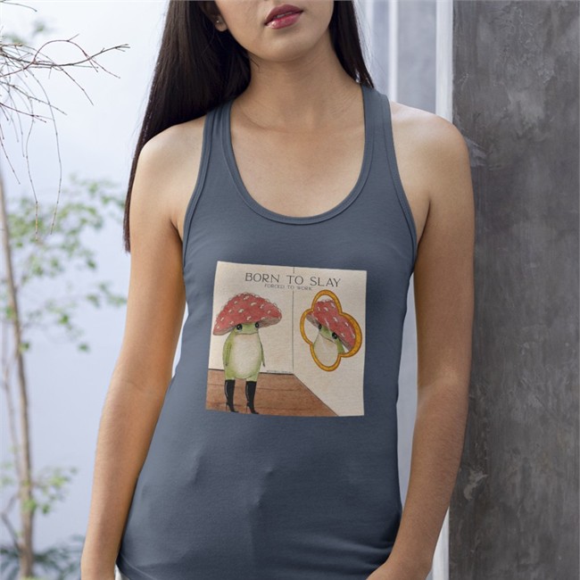 Maybell Eequay Born To Slay Forced To Work Shirts Ben
