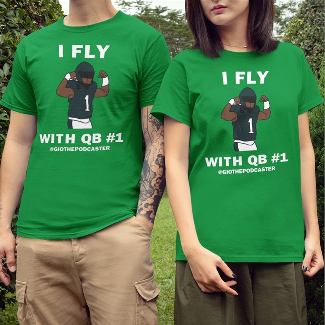 Bonfire Shop I Fly With Qb 1 Tee The Giovanni Show Podcast