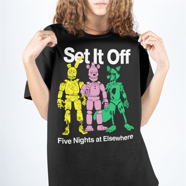 Mr Clay1983 Set It Off Merch Set It Off Five Nights At Elsewhere T Shirt
