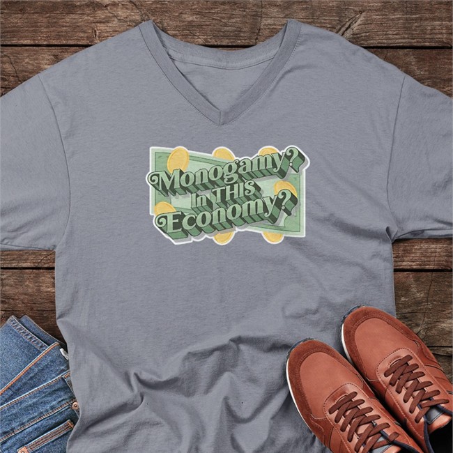 Monogamy In This Economy Shirt Navy