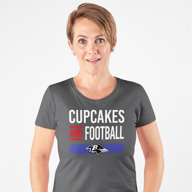 Cupcakes And Football Baltimore Ravens T Shirt Duff Goldman