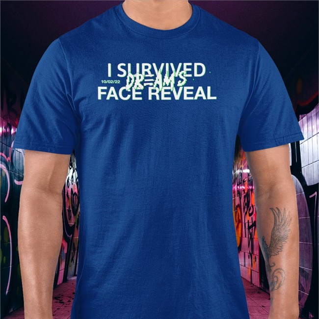 Dreamfanart 10 02 2022 I Survived Dream’S Face Reveal Crewneck Sweatshirt Ambyia