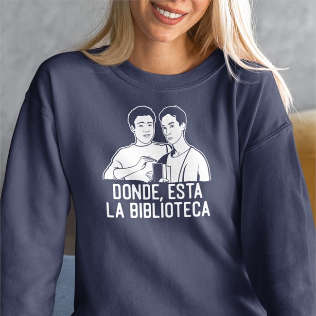 Donde Esta La Biblioteca Shirts Black