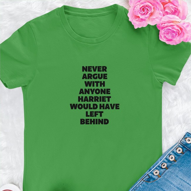 Marc Lamont Hill Never Argue With Anyone Harriet Would Have Left Behind Hooded Sweatshirt