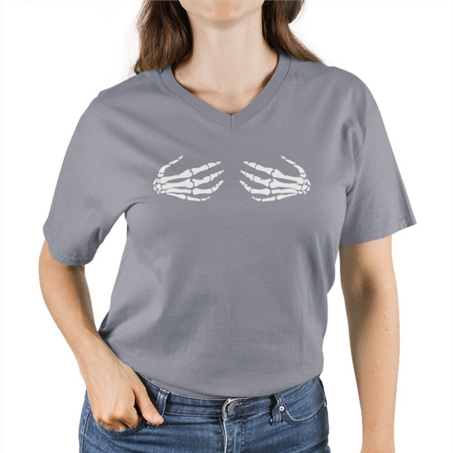Chicks Skeleton Hands Shirt
