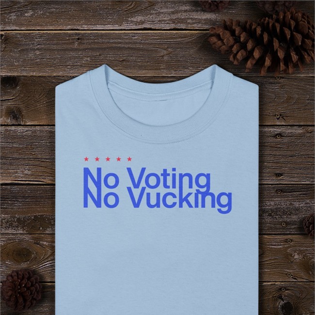 No Voting No Vucking Hoodie Blk Trina And Saucy Santana Big L Atlsolid