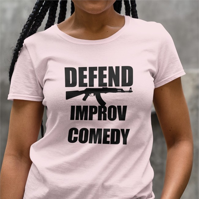 Defend Improv Comedy Tee Shirt Tom Cecil Scopgieb