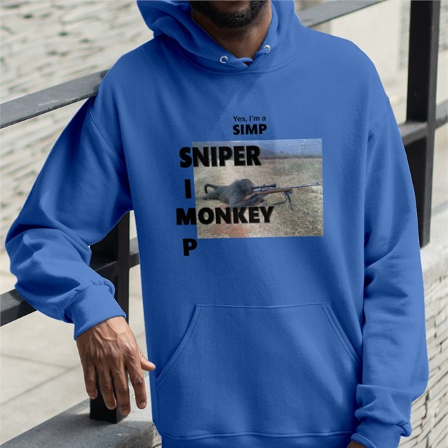 Shirts That Go Hard Yes I'm A Simp Sniper I Monkey P Shirt 2022