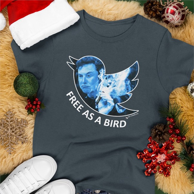 We Are Change Merch FreeAs A Bird Elon Classic T-Shirt Black Luke Rudkowski
