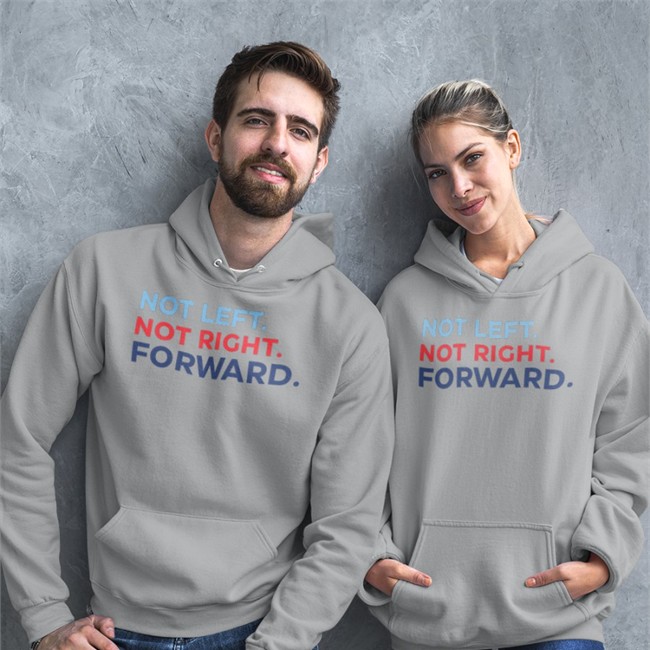 Not Left Not Right Forward Hoodie