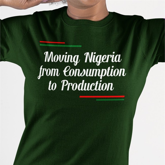 Peter Obi Moving Nigeria From Consumption To Production Offical Black Tee Shirt Morris Monye
