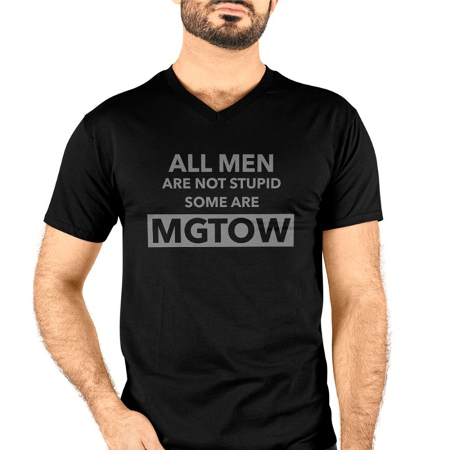 Bryan All Men Are Not Stupid Some Are Mgtow Original Black Long Sleeve Tee MurderXBryan