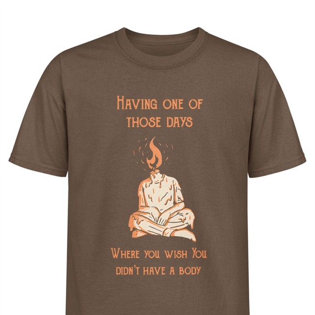 Bearsintrees Having One Of Those Days Where You Wish You Didn't Have A Body T Shirt Bears In Trees Merch