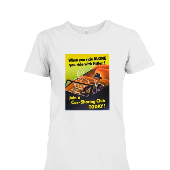 Shirts With Threatening Auras When You Ride Alone You Ride With Hitler Original Shirt 2022 White