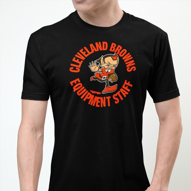 Cleveland Browns Equipment Staff Crewneck Sweatshirt