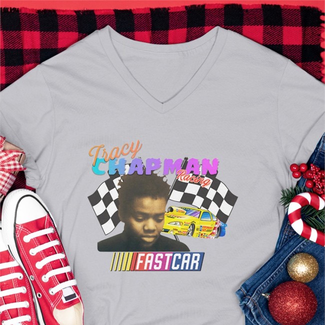 Tracy Chapman Fast Car Nascar Shirt Black