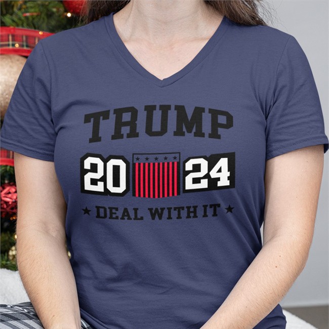 Trump 2024 Deal With It Crewneck Sweatshirt